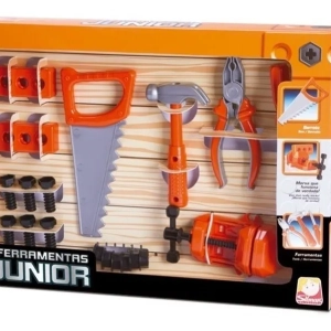 Ferramentas Junior Brinquedo 19 Peças Infantil