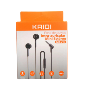 Fone De Ouvido Intra Auricular