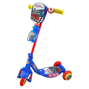 Patinete Com Garrafinha E Mochila Corrida Divertida