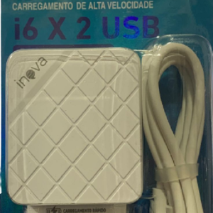 Carregador Rápido I6 2 Usb