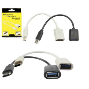 Cabo Usb Fêmea Para Type C Otg