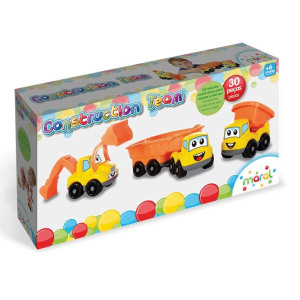 Kit Com Blocos De Montar E Desmontar Construction Team