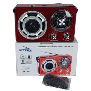Rádio Portátil Recarregável
