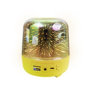 Caixa De Som Bluetooth Portátil Luz Led Touch