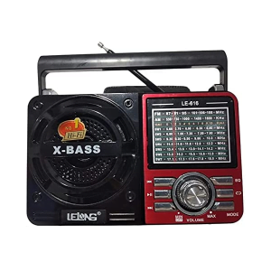 Caixa Som Portátil Retrô Rádio Am Fm