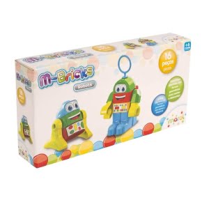 Bricks Robots Blocos 16 Peças
