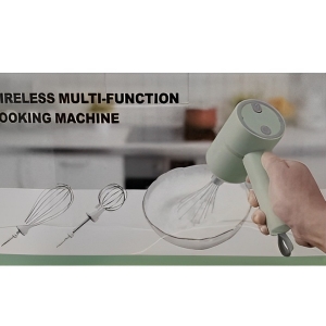 Batedeira Mão E Miniprocessador 2 Em 1 Portátil Recarregável