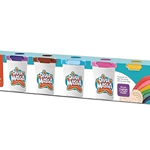 Kit 8 Potes De Massinha De Modelar