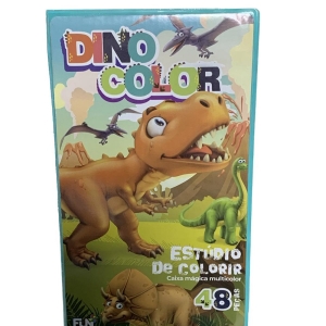 Estúdio De Colorir Dinossauro 48 Peças