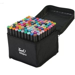 Conjunto De Canetas Marcador 100 Cores