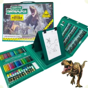 Maleta Artística 208 Peças Dino