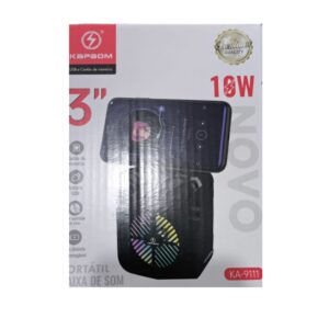 Caixa De Som Bluetooth Com Led KA9110