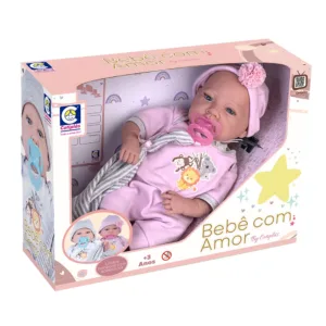 Boneca Bebê Com Amor Menina 2824