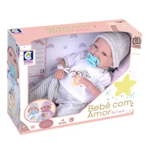Boneca Bebê Com Amor Menino 2825