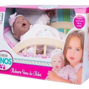 Boneca Ninos Reborn Negro 2213