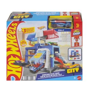 Pista Hot Wheels City Torre De Polícia