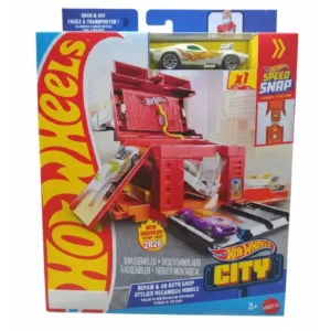 Pista Hot Wheels City Oficina Mecânica