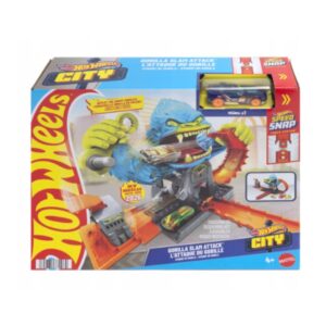 Pista Hot Wheels City Ataque Do Gorila