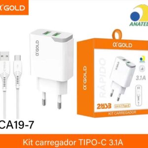 Carregador Rápido CA413 Tipo C